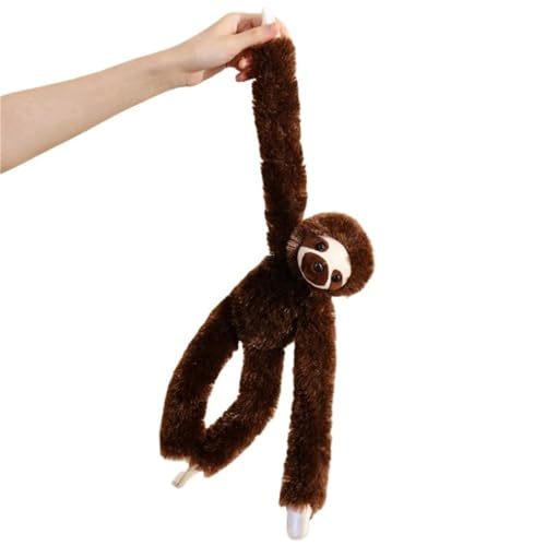 Hängendes Faultier Plüschtier, Weiches Stofftier Faultier Puppe Kuscheltier Süßes Flauschiges Plüsch Spielzeug Für Beim Umarmen Spielen Hängendes Faultier Plüschtier, Weiches Stofftier Faultier Puppe Kuscheltier Süßes Flauschiges Plüsch Spielzeug Für Beim Umarmen Spielen von KUKUShining