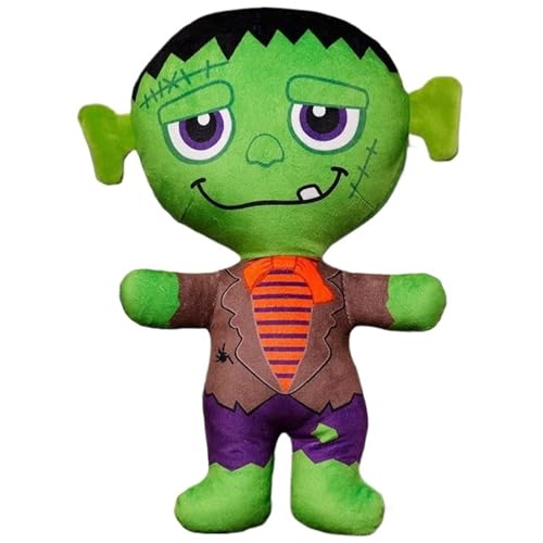 Halloween Kuscheltier, Süßes Plüsch Kürbis Skelett Ausgestopftes Stofftier Weiches Geister Mumien Plüschtier Wurfkissen for Kinder(Zombies) von KUKUShining