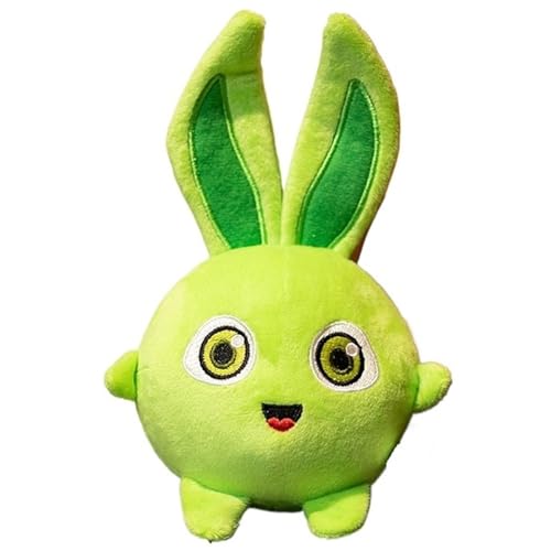 Hase Kuscheltier, Süße Oster Plüsch Kaninchen Stofftier Puppe Weiches Plüschtier Realistisches Umarmungskissen (Green) von KUKUShining