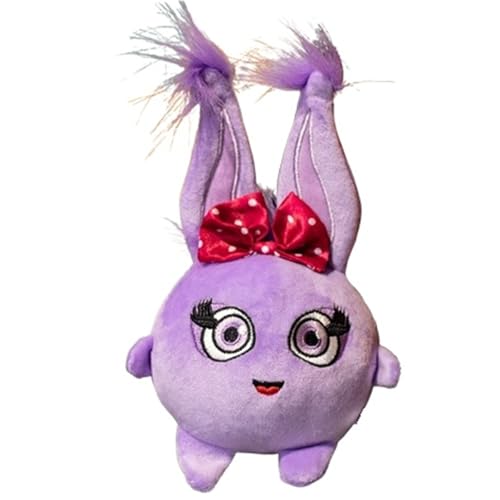 Hase Kuscheltier, Süße Oster Plüsch Kaninchen Stofftier Puppe Weiches Plüschtier Realistisches Umarmungskissen (Purple) von KUKUShining