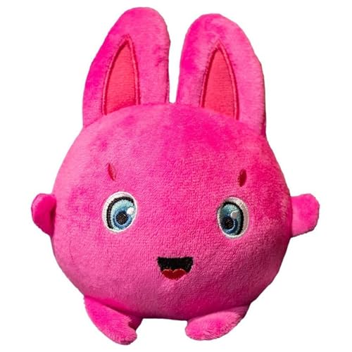 Hase Kuscheltier, Süße Oster Plüsch Kaninchen Stofftier Puppe Weiches Plüschtier Realistisches Umarmungskissen (Red) von KUKUShining