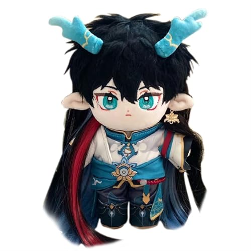 Honkai Star Rail Kuscheltier, 20cm Anime Ankleidepuppe Mit Kleidung Süßes Weiches Plüschtier Als Geschenk for Gamer Fans(Imbibitor Lunae) von KUKUShining