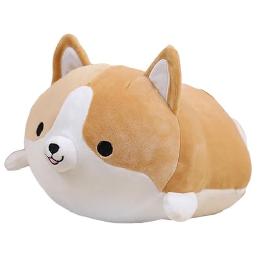 Hunde Plüschtier, Süßes Weiches Corgi Kuscheltier Puppen Welpen Umarmungskissen Kissen for Kinder Und Erwachsene Geburtstag(Orange,50cm/19.8in) von KUKUShining
