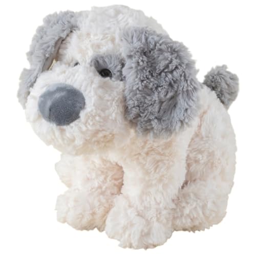 Hunde Plüschtier, Süßes Welpen Kuscheltier Puppen Lustiges Kissen Weiches Plüschtier for Kinder Geschenke Geburtstagsdekoration(Gray) von KUKUShining