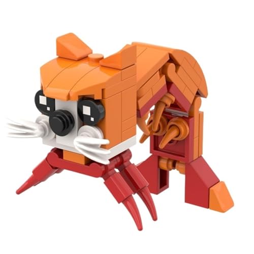 Italian Brainrot Bausteinmodell, Lustiges Tier Mikro Miniatur Bauset Mit Anleitung for Kinder Und Erwachsene Geschenke(Troppa Trippa) von KUKUShining