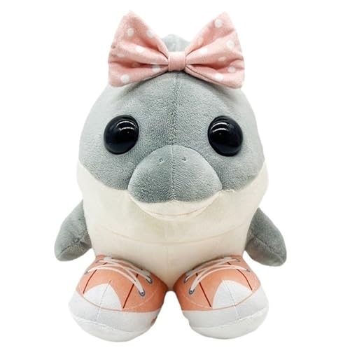 Italienisches Brainrot Plüschtier, Weiches Kuscheltier Tralalero Tralala Stofftier Puppe Süßes Plüsch Spielzeug Capybara Umarmungskissen(Tung Sahur) von KUKUShining