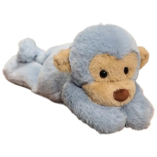 KUKUShining AFFE Plüsch, Weiche Kuschelige Stofftier Puppen Flauschige Plüschtiere Geschenke Für Kinder Die Spielen Kuscheln Sammeln(Blue) von KUKUShining