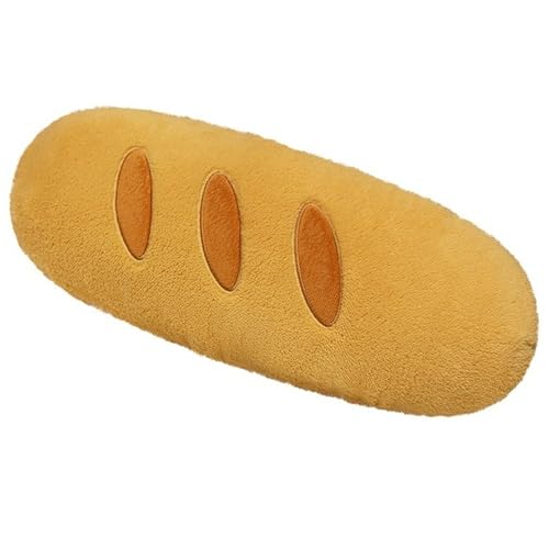 KUKUShining Baguette Plüsch, Süßes Gefülltes Brot Wurfkissen Lustiges Essen Dekoratives Kissen Puppe Französisches Baguette Plüschtier(50cm/19.7in) von KUKUShining