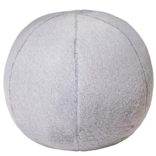 KUKUShining Ball Plüschtier, Weiches Großes Ausgestopftes Umarmungskissen Im Nordischen Stil Kugelförmig Flauschig for Kissen Zimmer Sofa(Gray) von KUKUShining