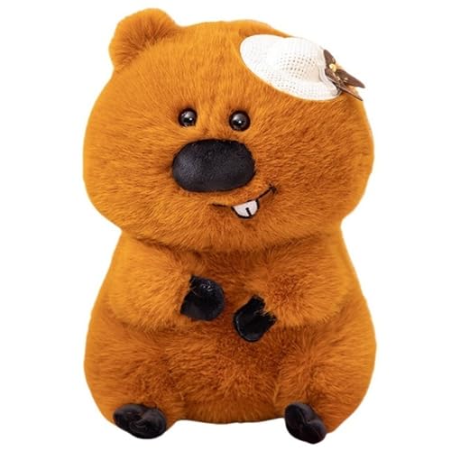 KUKUShining Biber Plüschtier, Süße Stofftier Puppe Weiches Umarmungskissen Plüschtier Geschenk Für Geburtstag Weihnachten Valentinstag KUKUShining Biber Plüschtier, Süße Stofftier Puppe Weiches Umarmungskissen Plüschtier Geschenk Für Geburtstag Weihnachten Valentinstag von KUKUShining