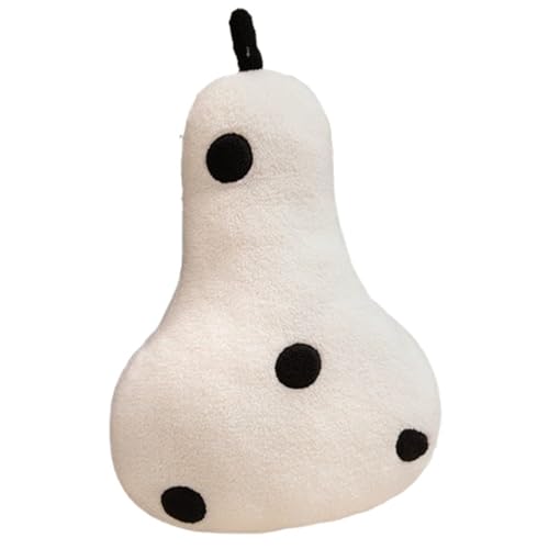 KUKUShining Birnen Plüschtier, Weiches Kuscheliges Leckeres Flauschiges Kawaii Plüschkissen for Kinder Geschenkparty Weihnachten(White) von KUKUShining
