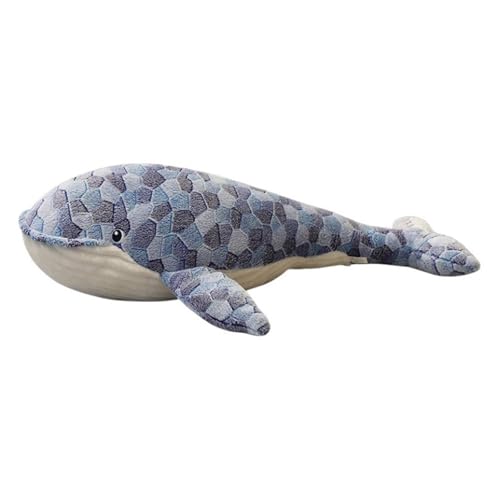 KUKUShining Blauwal Plüschtier, Kuschelige Stofftiere Weiches Kissen Meeresleben Lebensechtes Plüschtier for Kinder Freundin Geschenke(50cm/19.8in) von KUKUShining