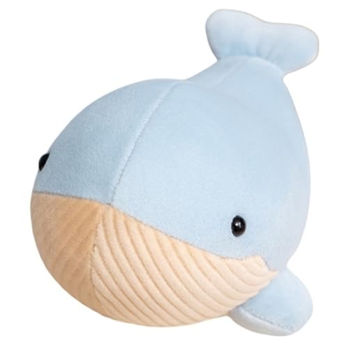 KUKUShining Blauwal Plüschtier, Süßes Weiches Beluga-Plüschtier Ozean Wassertier Kuscheltier Kissenpuppe for Kinder Geschenk for Geburtstag(Blue) von KUKUShining