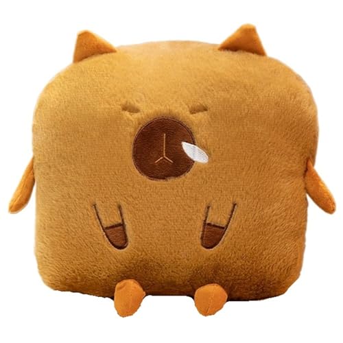 KUKUShining Capybara Kuscheltier, Kuschelige Stofftiere Puppen Handwärmer Plüschtier Umarmungskissen Weiches Plüsch Für Die Raumdekoration(Snot) von KUKUShining