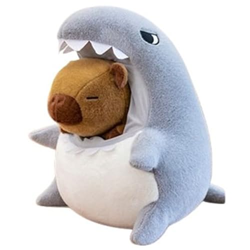 KUKUShining Capybara Plüsch, Kuscheltier Krokodil Capybaras Stofftier Puppe Umarmungskissen Braunes Plüschtier Spielzeug Geschenk for Kuscheln(Gray,50cm/19.7in) von KUKUShining