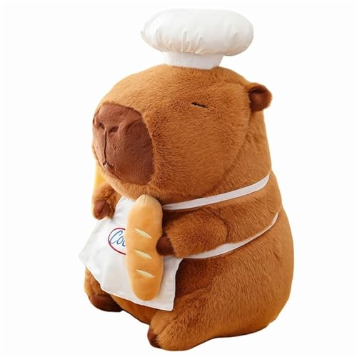 KUKUShining Capybara Plüschtier, Süße Stofftier Puppe Kawaii Plüschtier Geburtstagsgeschenk for Kinder Erwachsene Jungen Mädchen(45cm/17.7in) von KUKUShining
