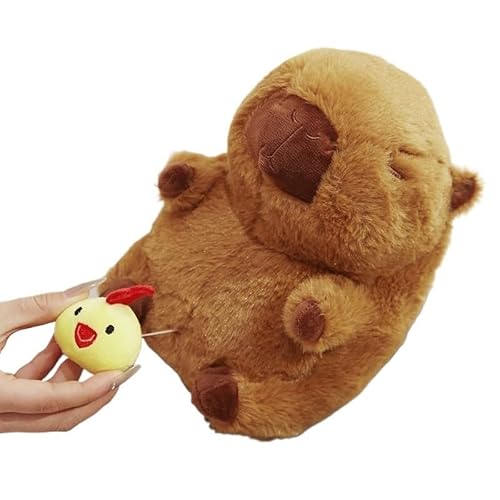 KUKUShining Capybara Plüschtier, Süßes Lustiges Hühnerrotz Plüschtier Puppen Kuschelige Plüschtiere for Kinder Geschenk Geburtstag(Chicken,35cm/13.8in) von KUKUShining