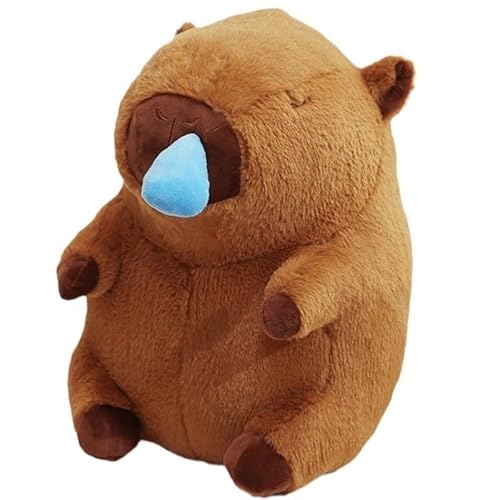 KUKUShining Capybara Plüschtier, Süßes Lustiges Hühnerrotz Plüschtier Puppen Kuschelige Plüschtiere for Kinder Geschenk Geburtstag(Snot,35cm/13.8in) von KUKUShining