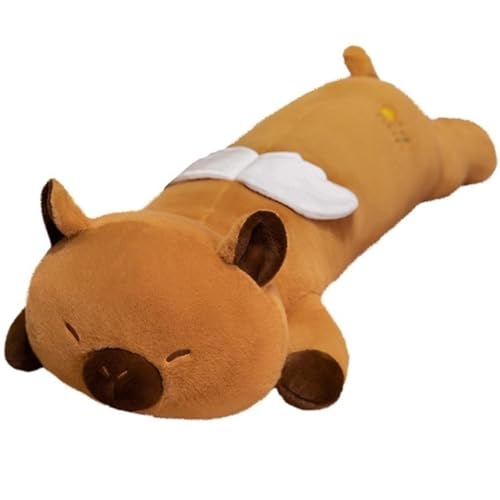 KUKUShining Capybara Plüschtier, Süßes Weiches Kuscheliges Kuscheltier Plüschkissen for Kinder Geburtstagsgeschenk Dekoration(80cm/31.5in) von KUKUShining