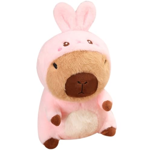 KUKUShining Capybara Plüschtier, Weiche Stofftierpuppen Cartoon Süßes Umarmungskissen Pelziges Plüschtier for Kinder Und Babys(Rabbit,40cm/15.7in) von KUKUShining