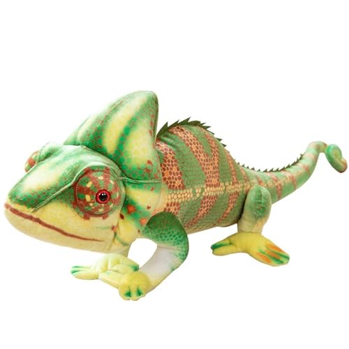 KUKUShining Chamäleon Plüschtier, Weiche Simulation Stofftier Cartoon Puppe Kreatives Plüschtier for Geschenke Kinderparty Geburtstag(110cm/43.3in) von KUKUShining