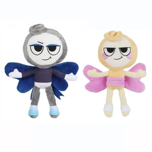 KUKUShining Dandy's World Plüsch, Kuschelig Weiches Stofftier Puppenkissen Lustiges Plüsch Spielzeug Als Geburtstags (2PCS) von KUKUShining