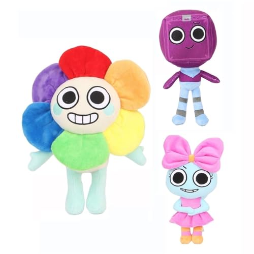 KUKUShining Dandy's World Plüsch, Kuschelig Weiches Stofftier Puppenkissen Lustiges Plüsch Spielzeug Als Geburtstags (3PCS-A) von KUKUShining