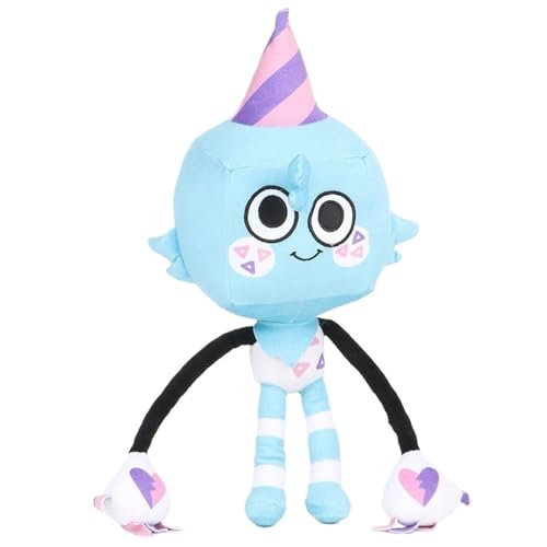 KUKUShining Dandy's World Plush, Poppy Stofftier Puppe Süßes Weiches Plüsch Spielzeug Weihnachts Halloween Geburtstagsgeschenk for Kinder(Blue Goob) von KUKUShining