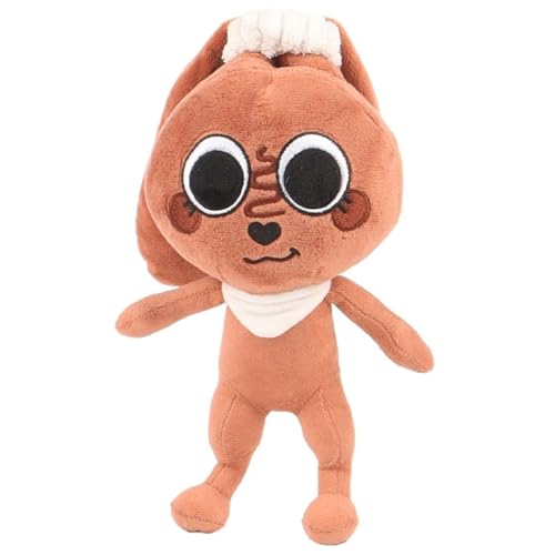 KUKUShining Dandy's World Plush, Poppy Stofftier Puppe Süßes Weiches Plüsch Spielzeug Weihnachts Halloween Geburtstagsgeschenk for Kinder(Brown Bunny) von KUKUShining