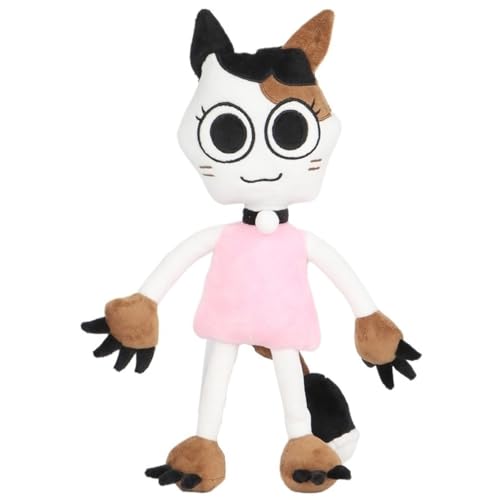 KUKUShining Dandy's World Plush, Poppy Stofftier Puppe Süßes Weiches Plüsch Spielzeug Weihnachts Halloween Geburtstagsgeschenk for Kinder(Cat) von KUKUShining