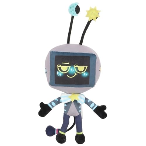 KUKUShining Dandy's World Plush, Poppy Stofftier Puppe Süßes Weiches Plüsch Spielzeug Weihnachts Halloween Geburtstagsgeschenk for Kinder(Gray Vee) von KUKUShining