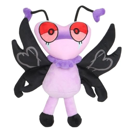 KUKUShining Dandy's World Plush, Poppy Stofftier Puppe Süßes Weiches Plüsch Spielzeug Weihnachts Halloween Geburtstagsgeschenk for Kinder(Purple Flutter) von KUKUShining