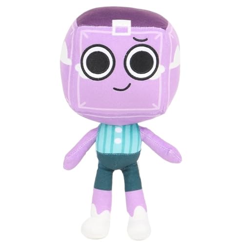 KUKUShining Dandy's World Plush, Poppy Stofftier Puppe Süßes Weiches Plüsch Spielzeug Weihnachts Halloween Geburtstagsgeschenk for Kinder(Purple Square) von KUKUShining