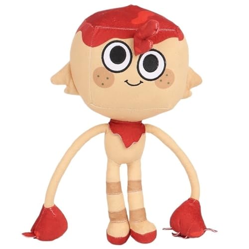 KUKUShining Dandy's World Plush, Poppy Stofftier Puppe Süßes Weiches Plüsch Spielzeug Weihnachts Halloween Geburtstagsgeschenk for Kinder(Red Goob) von KUKUShining