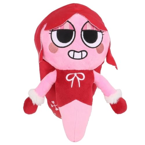 KUKUShining Dandy's World Plush, Poppy Stofftier Puppe Süßes Weiches Plüsch Spielzeug Weihnachts Halloween Geburtstagsgeschenk for Kinder(Red Mermaid) von KUKUShining
