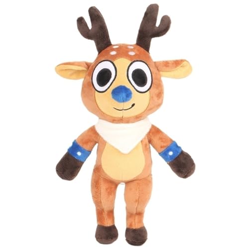 KUKUShining Dandy's World Plush, Poppy Stofftier Puppe Süßes Weiches Plüsch Spielzeug Weihnachts Halloween Geburtstagsgeschenk for Kinder(Rudie) von KUKUShining