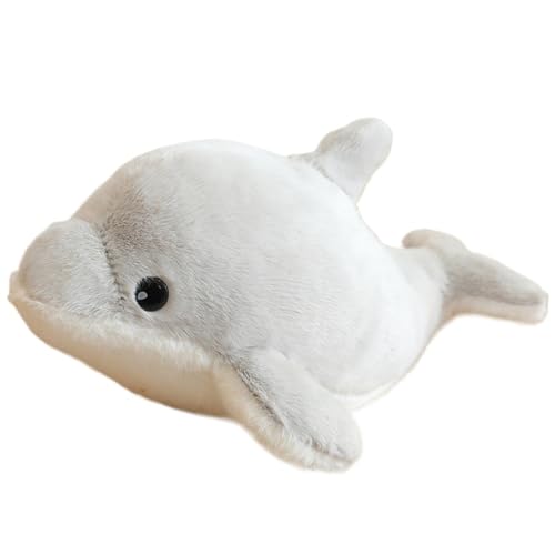 KUKUShining Delfin Plüschtier, Weiches Kuscheliges Mit Meerestieren Puppe Plüschtier Spielbegleiter Geschenk for Kinder(Gray) von KUKUShining