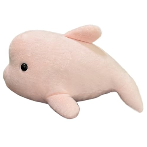 KUKUShining Delphin Plüschtier, Kuscheliges Stofftier Puppe Umarmungskissen Weiches Meerestier Plüschtier Für Die Kinderzimmerdekoration(42cm/16.5in) von KUKUShining
