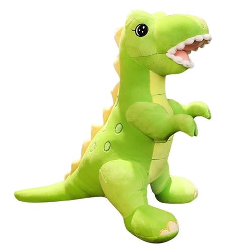 KUKUShining Dinosaurier Plüschtier, Realistischer Tyrannosaurus Stofftier Weiche Puppen Süßes Plüschtier Als Geschenk for Kinder Und Jungen(Dark Green,60cm/23.9in) von KUKUShining