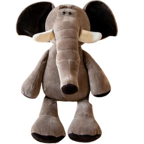 KUKUShining Dschungeltiere Plüschtier, Süßer Elefant Giraffe Kuscheltier AFFE Puppen Weicher Tiger Löwe Plüschtiere for Den Kindergeburtstag(Elephant,50cm/19.8in) von KUKUShining