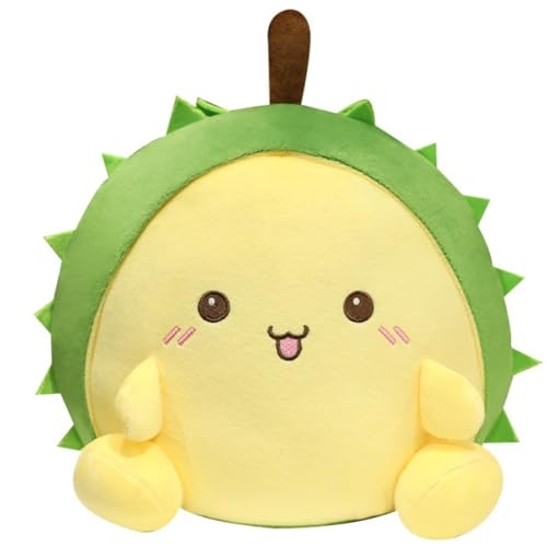 KUKUShining Durian Plüschtier, Weiches Kuscheliges Kreatives Lustiges Plüsch Ausdruckspuppenkissen for Kindergeschenkparty(Cute,20cm/7.87in) von KUKUShining
