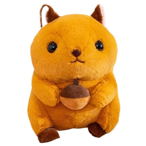 KUKUShining Eichhörnchen Plüschtier, Weiche Süße Stofftier Puppe Kleines Eichhörnchen Plüschtier Geburtstagsgeschenk Für Kinder Erwachsene Jungen(48cm/18.9in) von KUKUShining