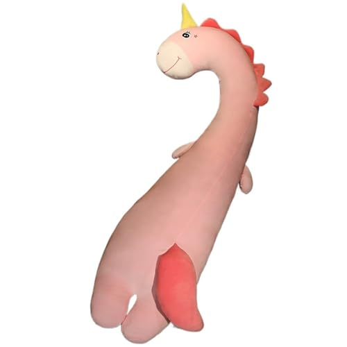 KUKUShining Einhorn Plüsch, Langes Umarmungskissen Weiche Süße Stofftierpuppen Lebensechtes Plüschspielzeug Für Kinder Freundin von KUKUShining