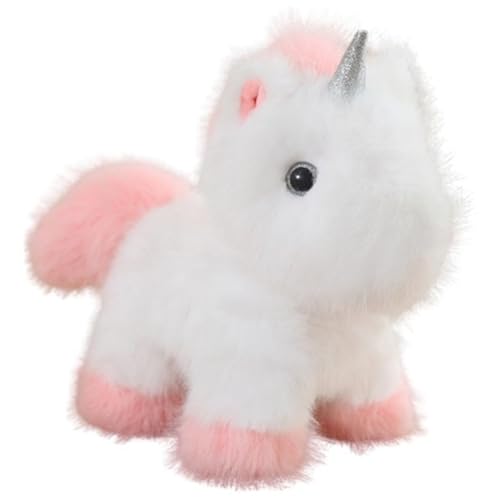 KUKUShining Einhorn Plüschtier, Weiche Süße Stofftiere Puppen Flauschige Umarmende Haustiere Spielzeug Geschenke for Kinder Mädchen Jungen(Pink,55cm/21.7in) von KUKUShining