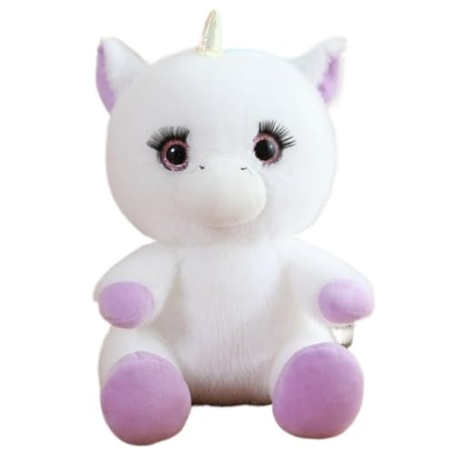 KUKUShining Einhorn Plüschtier, Weiches Kuscheliges Stofftier Mit Flügeln Regenbogen Einhörner Plüschkissen Spielzeug Für Kinder von KUKUShining
