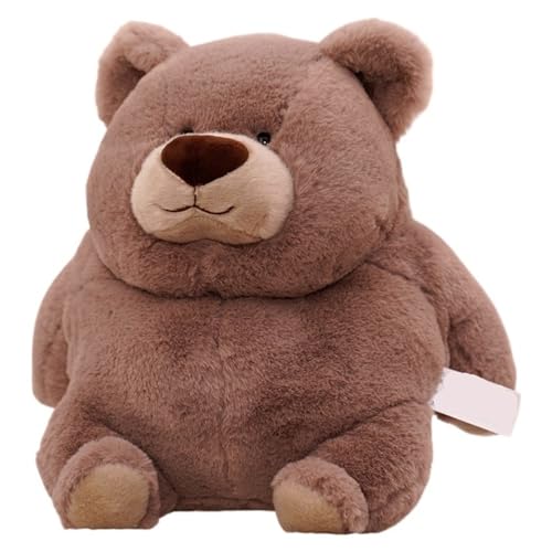 KUKUShining Eisbär Plüschtier, Kuschelige Stofftier Puppe Weiche Teddybären Umarmungskissen Plüsch Spielzeug Geschenke for Kinder Babys(Brown,40cm/15.7in) von KUKUShining