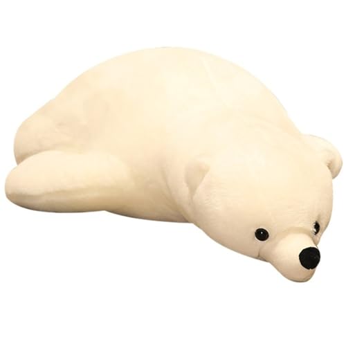 KUKUShining Eisbär Plüschtier, Simulation Stofftier Puppen Kissen Riesiges Kuscheltier Als Dekoration für Zuhause Geburtstagsgeschenk von KUKUShining