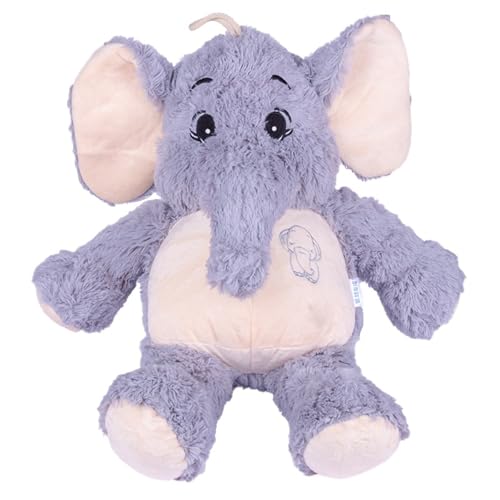 KUKUShining Elefanten Plüschtier, Süße Simulation Stofftierpuppe Kreatives Plüschtier for Kissen Geschenke Kinderparty(38cm/14.96in) von KUKUShining