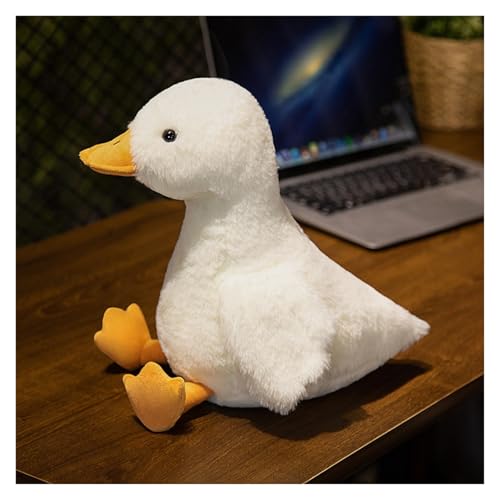 KUKUShining Enten Kuscheltier, Entenküken Weich Enten Stofftier Spielzeug Große Plüschtier Kissen Puppe for Kindergeschenk Geburtstagsgeschenk(White,80cm/31.5in) von KUKUShining