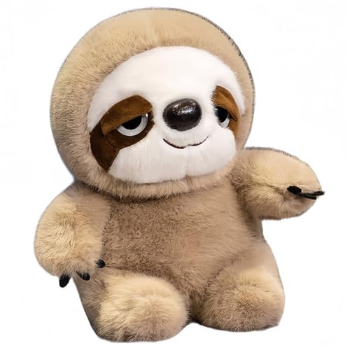 KUKUShining Faultier Plüschtier, Weiche Kuschelige Stofftier Puppe Süßes Puppen Plüschtier Geburtstagsgeschenk Für Kinder Erwachsene(32cm/12.6in) von KUKUShining